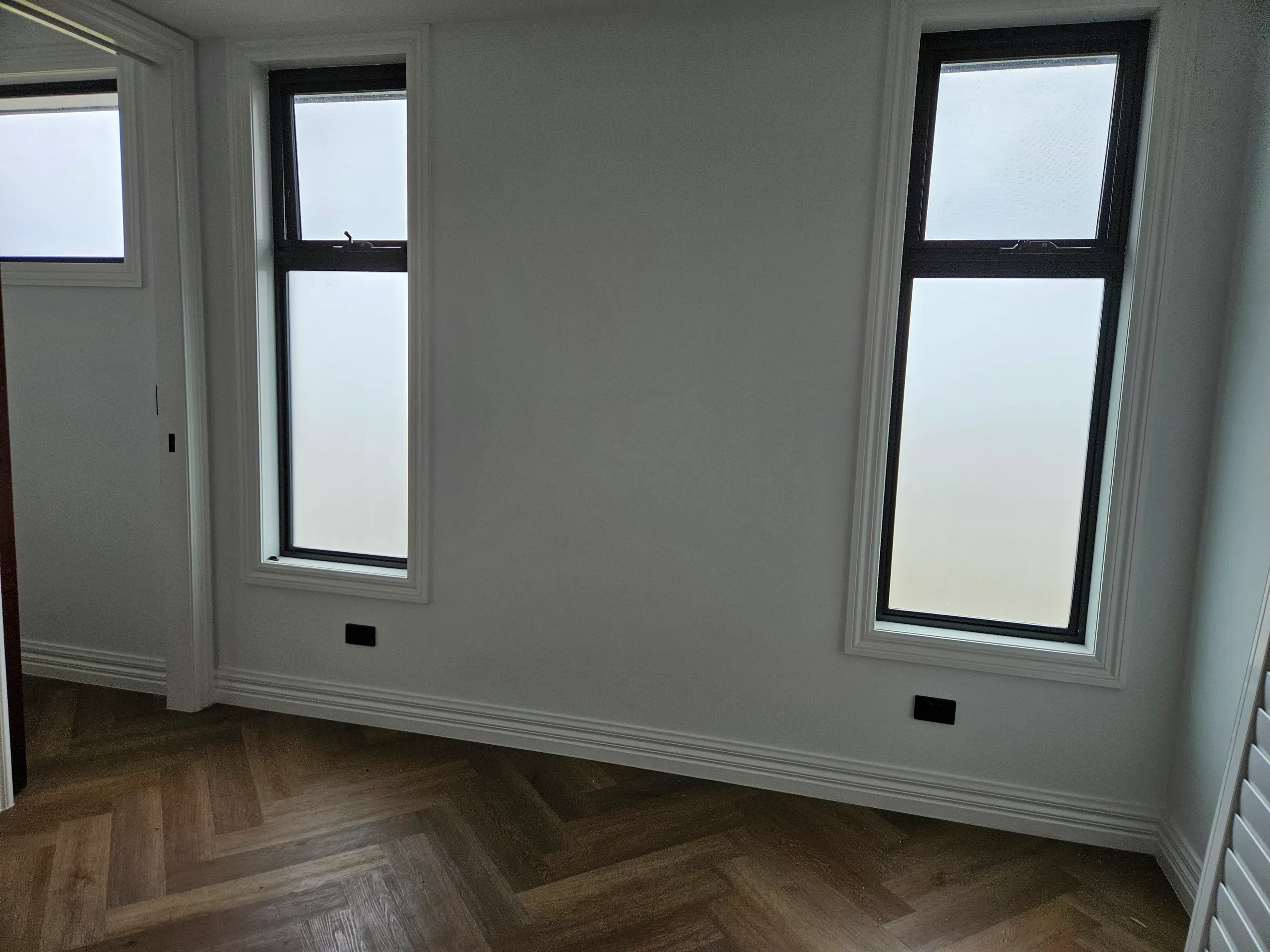 Custom plantation shutters fitted throughout the home