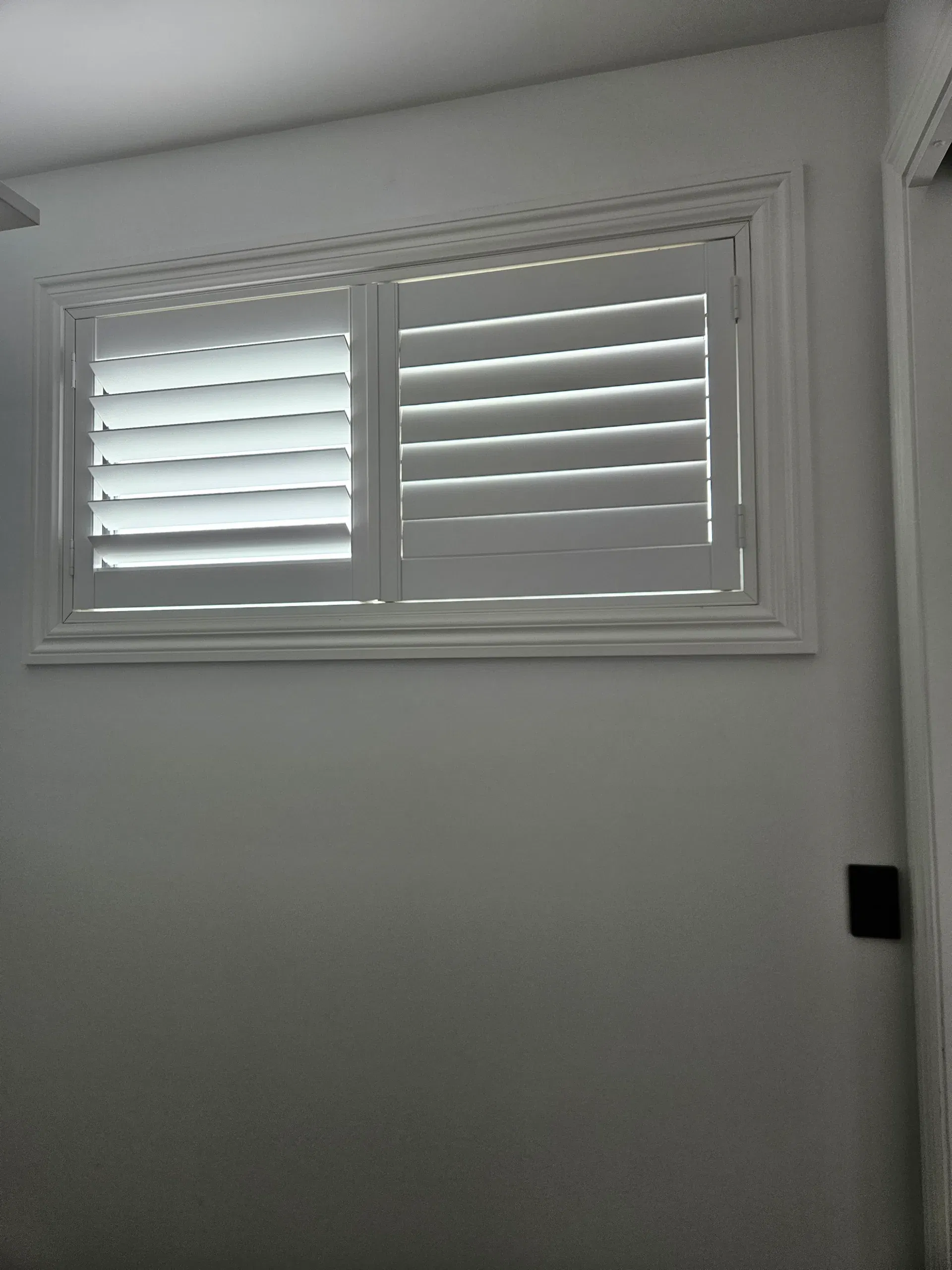 Custom plantation shutters fitted throughout the home